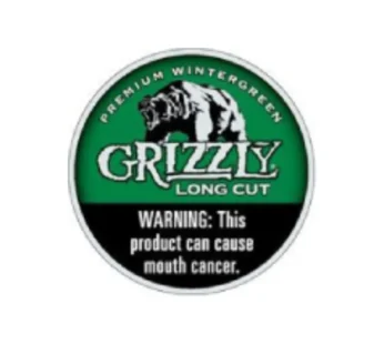 GRIZZLY LONG CUT WINTERGREEN 5CT
