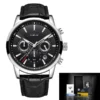Watches Mens 2022 Top Brand Luxury Casual Leather Quartz Men's Watch Business Clock Male Sport Waterproof Date Chronograph