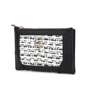 MKF Collection Sonnet Bi-Fold Wallet with Zip Coin Pocket for Women by Mia K