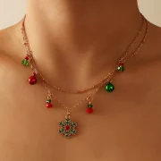 fashionable-bell-snow-necklace-double-layer-clavicle-chain-womens-festival-accessories-perfect-gift-for-birthday (1)